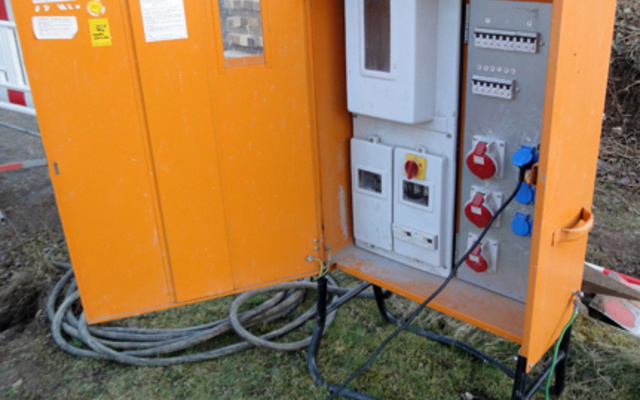 Baustrom bei hns Elektrotechnik GmbH in Rheinstetten
