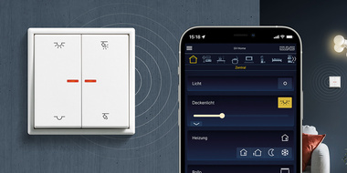 KNX RF Taster bei hns Elektrotechnik GmbH in Rheinstetten